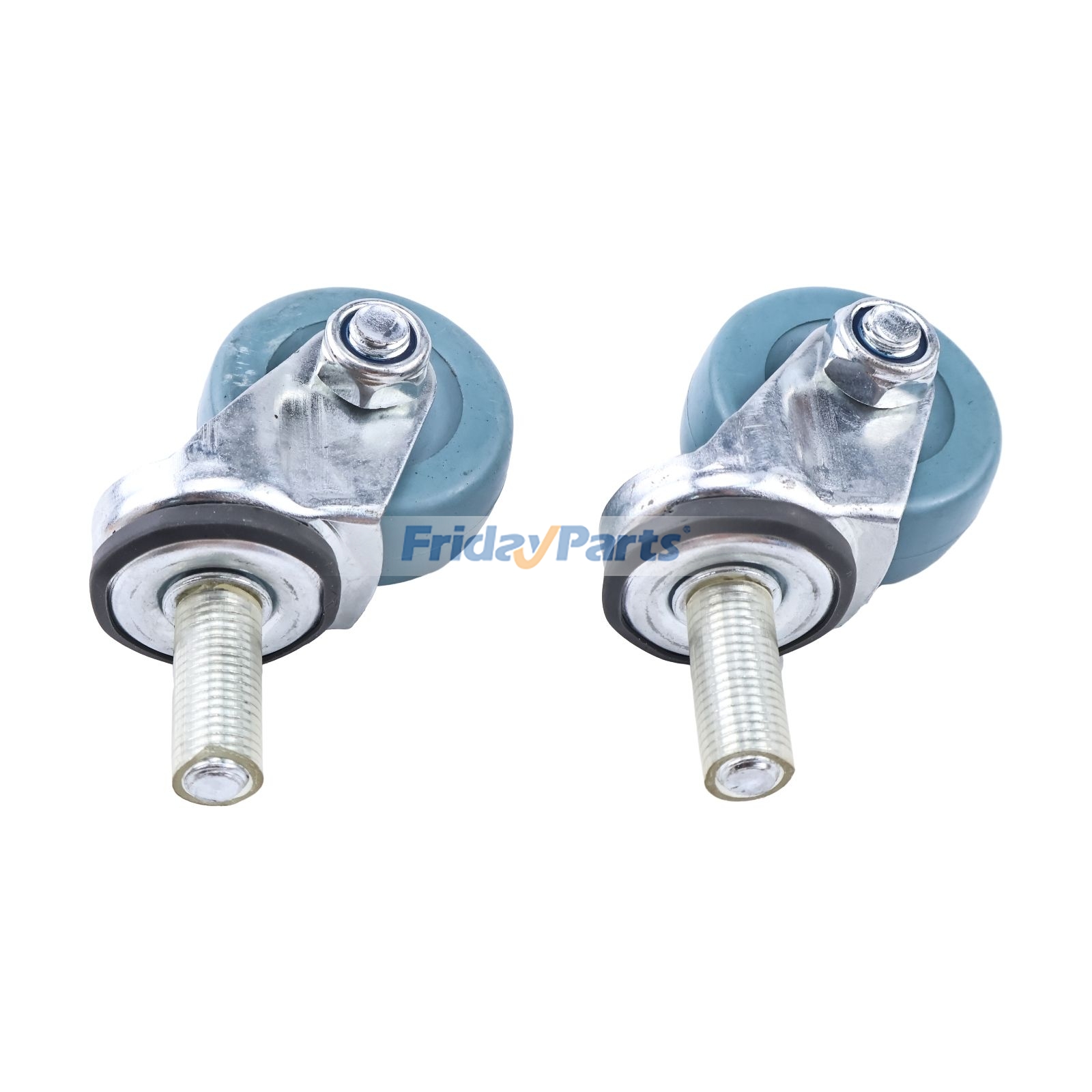 2 ruedas giratorias para escobilla de goma 1006343 para fregadora Tennant 5400 T3 T3+ T5 T5e Nobles Speed Scrub 2001HD de FridayParts