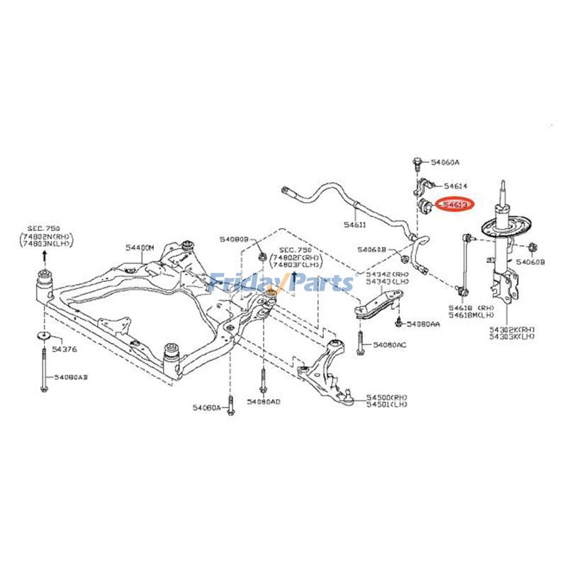FridayPartsのブッシング