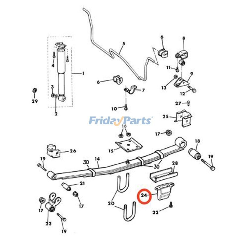 FridayPartsのサスペンションバンプストップ