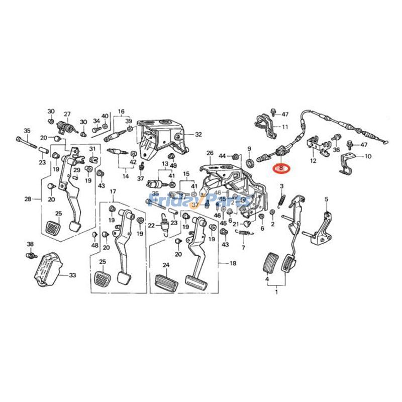  Throttle Cable For Honda