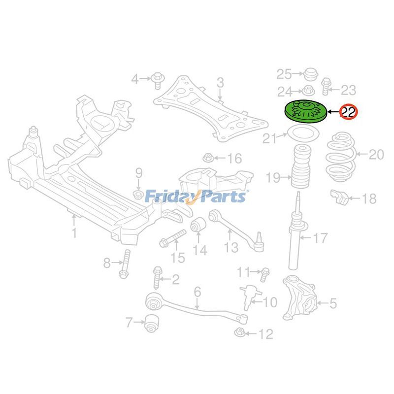 BMW用車両用アッパーストラットマウント