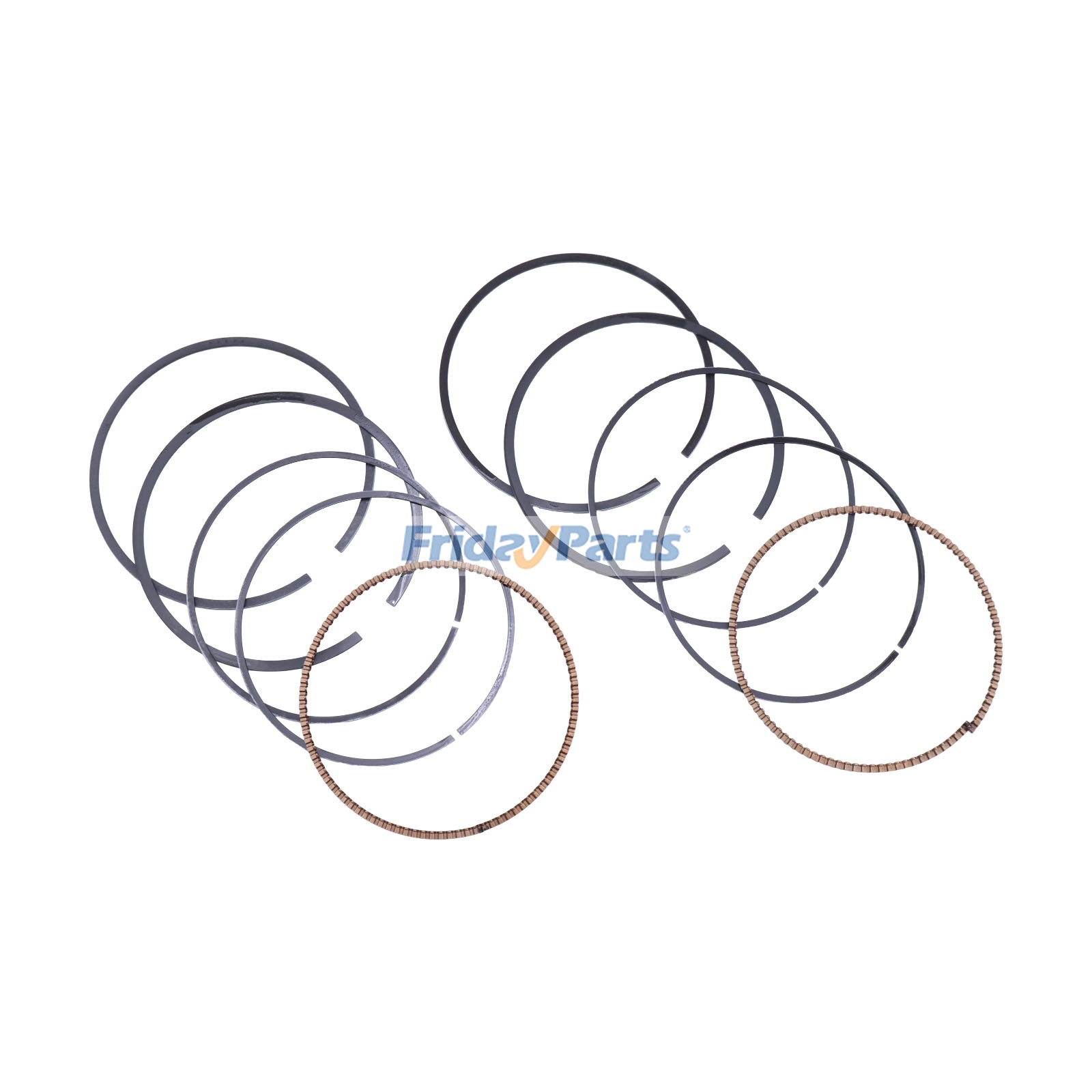 2 Set Piston Ring 13008-0569 for Kawasaki Engine FR651V FR691V FR730V FS651V FS691V FS730V FT651V FT691V FT730V FX600V FX651V FX691V FX730V
