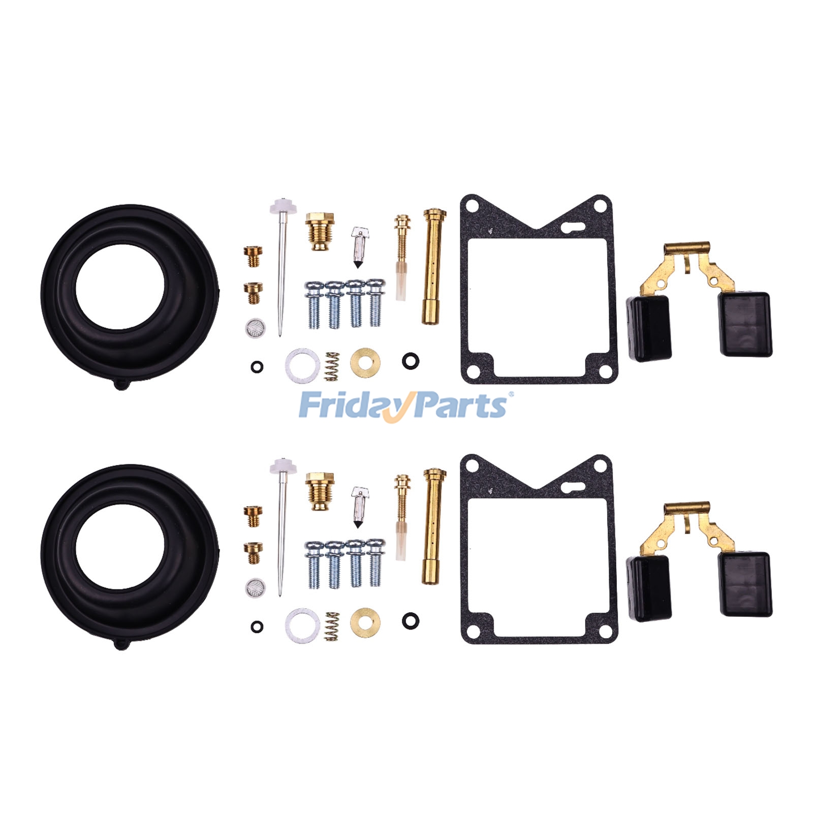 2 Sets Carburetor Rebuild Kit 2416113 for Yamaha Motorcycle Virago 750 XV750 1981-1983