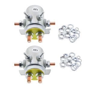 オートクレーンブームウインチ用 12V 6端子連続デューティスイッチリレーソレノイド 2個