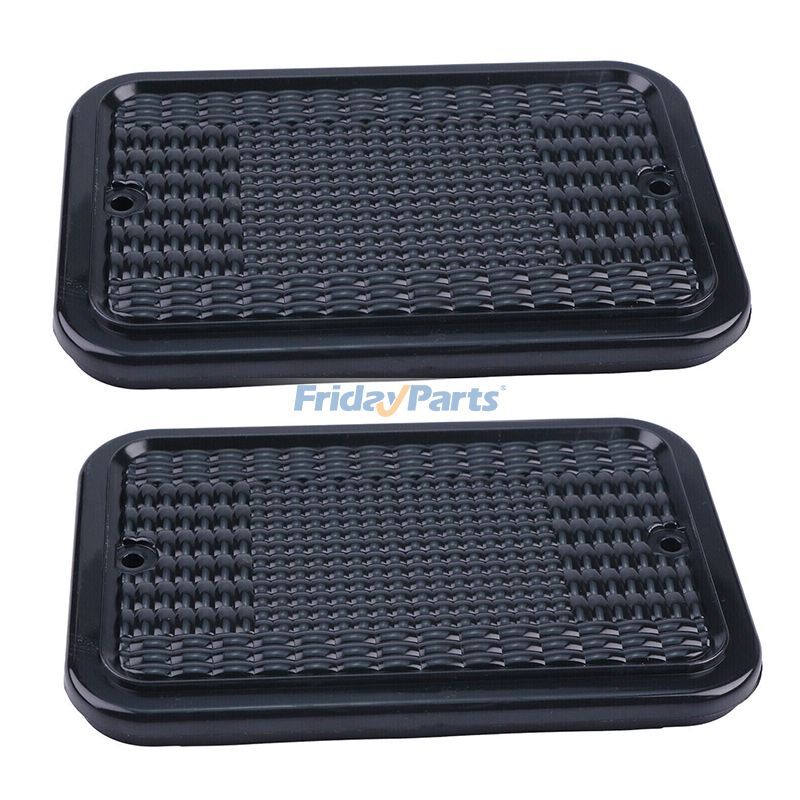 2Pcs Black Warning Opaque Lens LVU18746 for John Deere 1023E 1025R 1026R 1600 2025R 2032R 2038R 3025D 3025E 3032E 3035D 3038E 3043D 4120