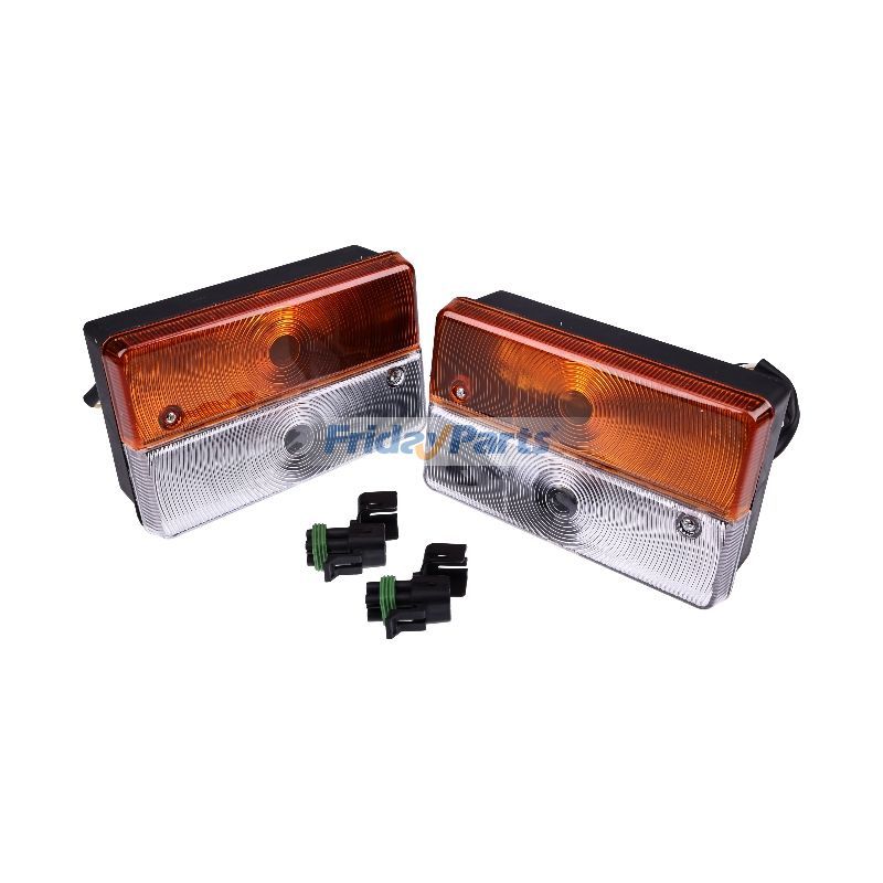 2Pcs Front Side Light Lamp 700/30800 for JCB Backhoe Loader 2CX 3C 3CX 3D 4C 4 4CX 1400B-2 1550B-2 1600B-2 1700B-2 3D-4 3DS-4