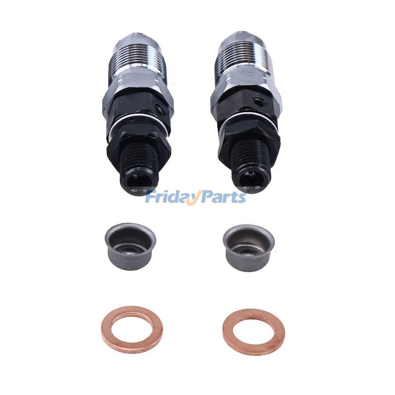 FridayParts 2Pcs Fuel Injector for Kubota Jacobsen Riding Greens
