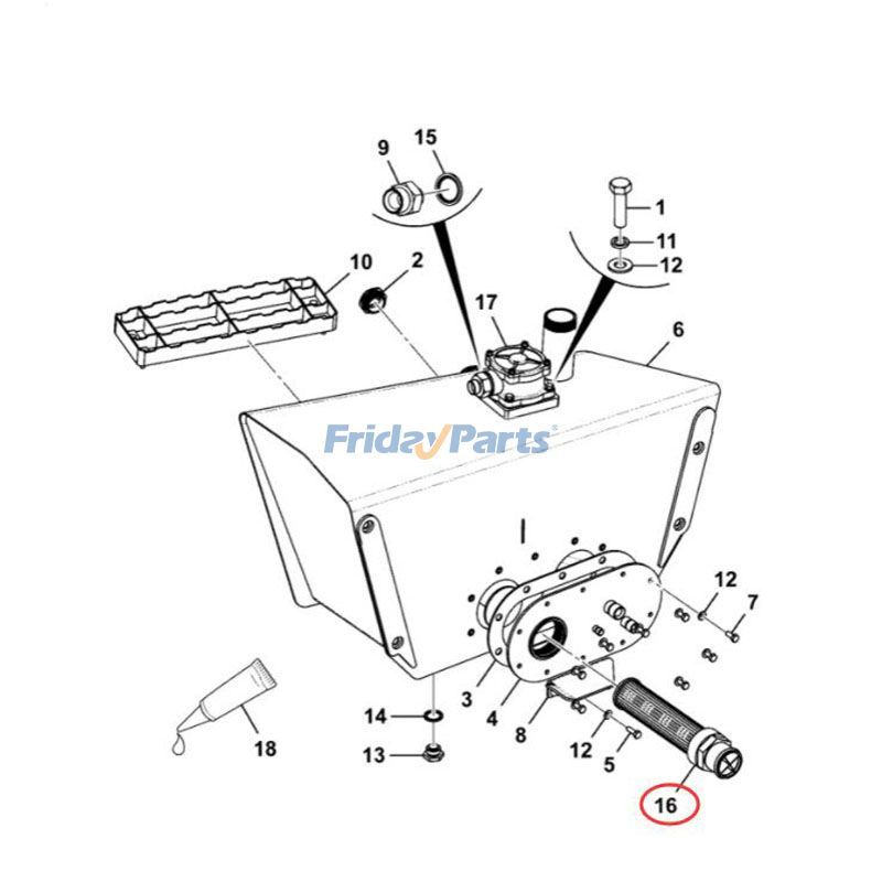 Filtre hydraulique de FridayParts