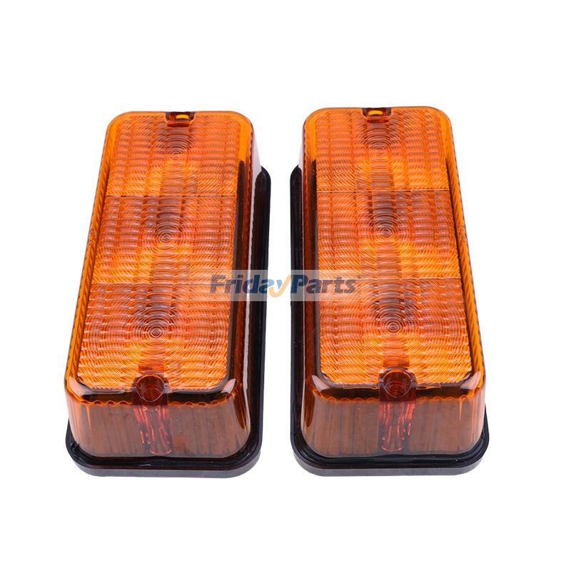 2Pcs LED Amber Light 7110 7120 7130 7230 8910 MX100 9384 986 1086 1486 1586 5088 5288 5488 for Tractor