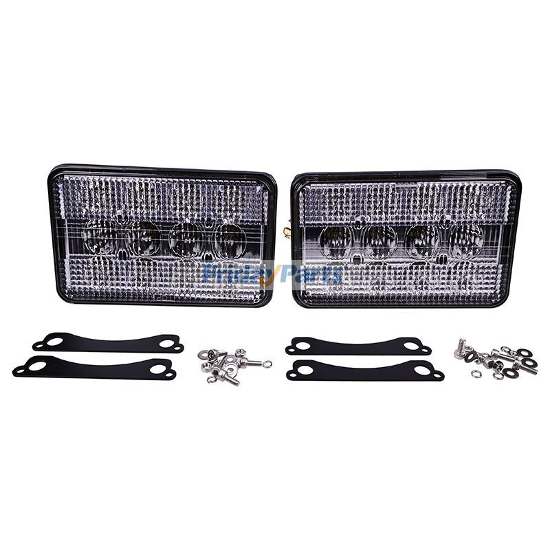 Lot de 2 projecteurs LED 6110 6110L 6506 6400 6505 6200 6300 6400 6500 6110 6210pour Moteur,Tracteur