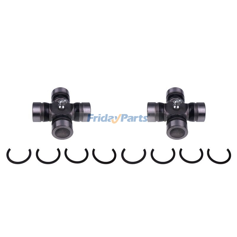  2 Pieces Rear Driveshaft U-joint Set For Kawasaki