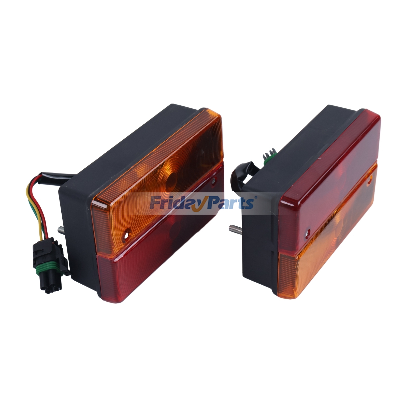 2 lámparas de luz trasera 700/23600 para retroexcavadora JCB 3CX 4CX de FridayParts