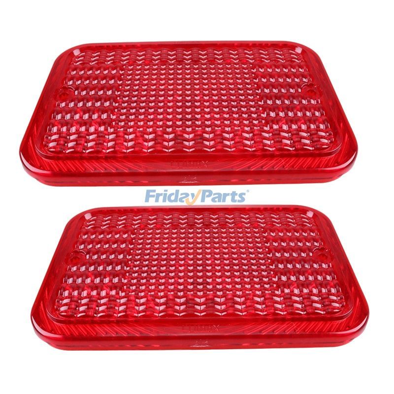 Lot de 2 lentilles de feu arrière rouges LVU18747 pour tracteur John Deere 1023 1025 2025 3032 3038 4044 4120 4210 4310 4320 4410 4510 4520 4610 4710 4720