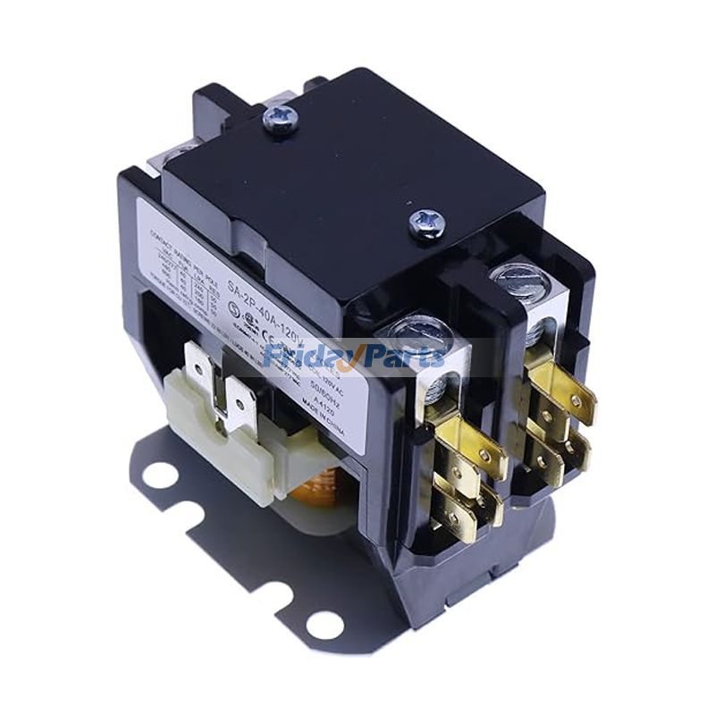Contacteur de climatiseur à usage spécifique SA-2P-40A-120V à bobine bipolaire 40A