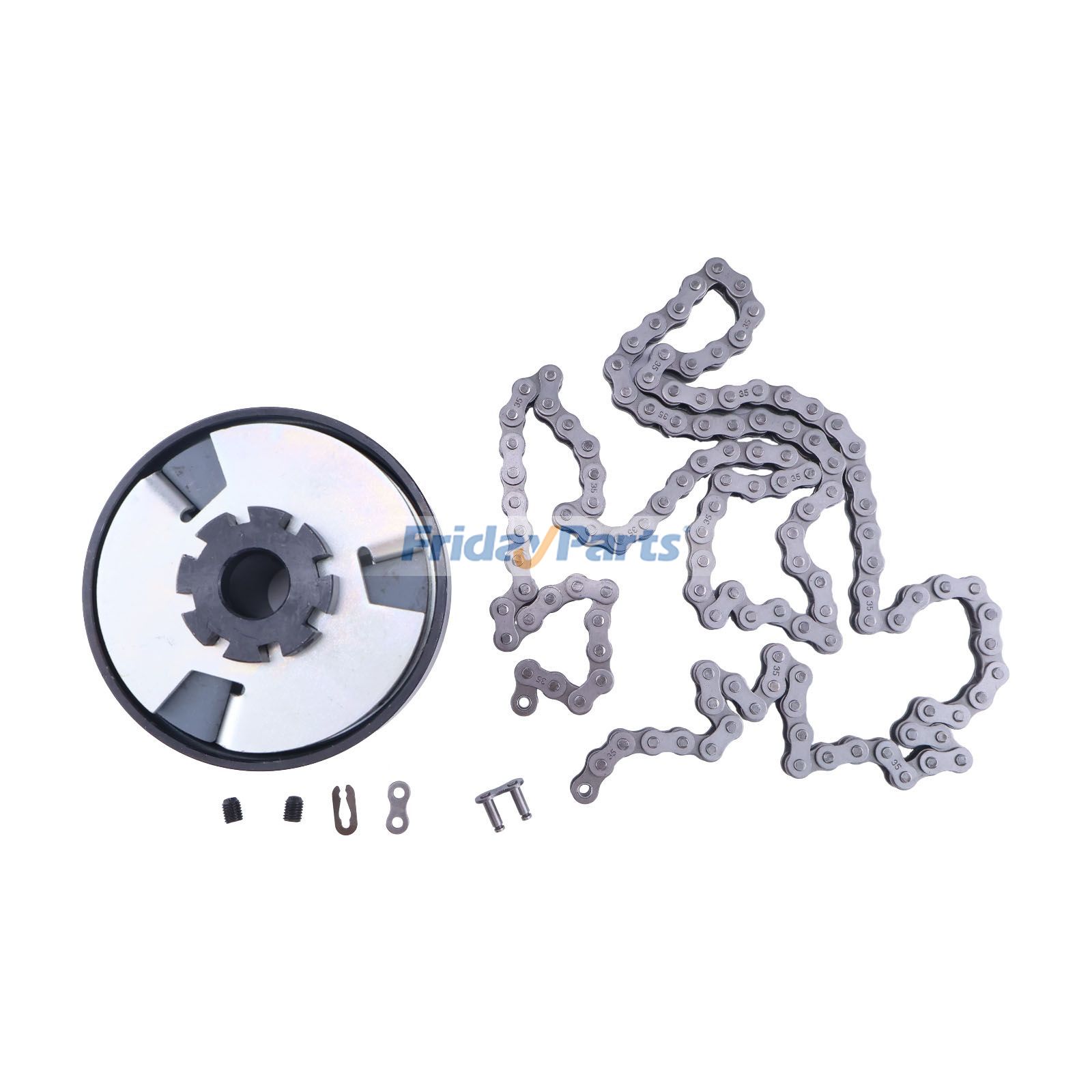 3/4" Bore 12 Tooth Clutch with #35 Chain  in Stock in China,China Stock