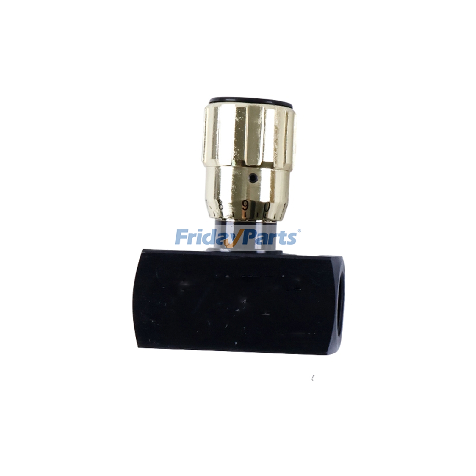Válvula de aguja de control de flujo hidráulico con puerto NPT de 3/4", repuesto para Summit LFC-12N para Cortacésped