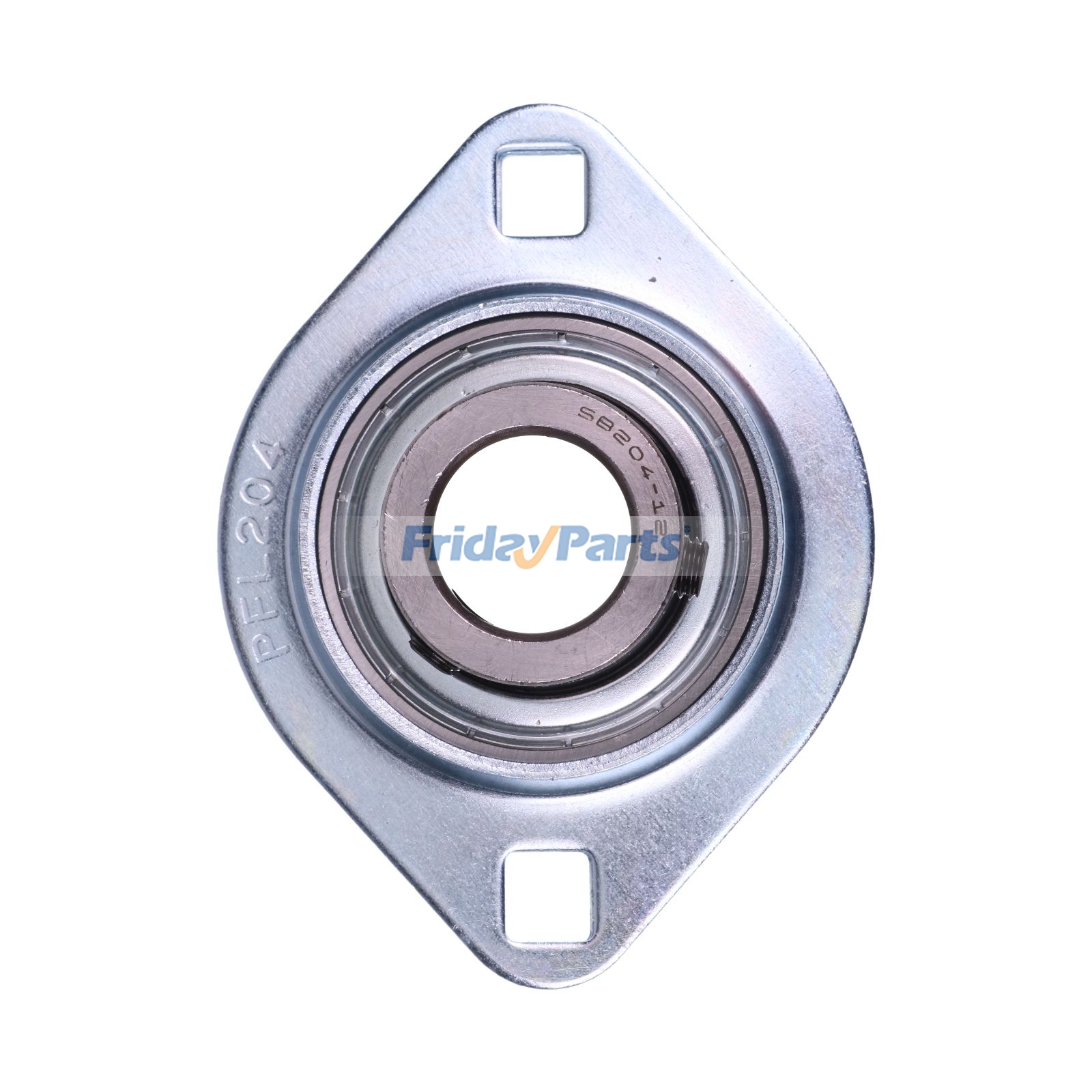 Cojinete de brida de dos pernos de acero prensado de 3/4" SBSFL204-12 para sistema de lona de camión volquete Para OTRA MARCA