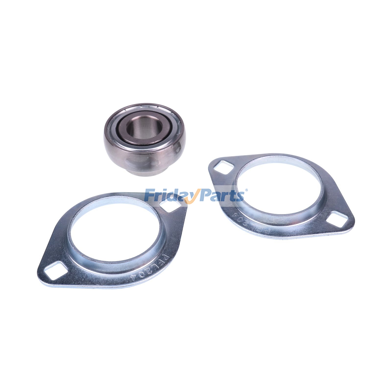 Cojinete de brida de dos pernos de acero prensado de 3/4" SBSFL204-12 para sistema de lona de camión volquete