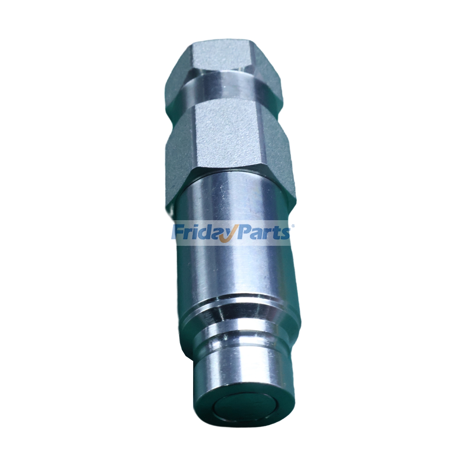 Acoplamiento hidráulico macho de cara plana con rosca SAE de 3/4" y cuerpo de 1/2", repuesto para Faster 3FFH0834SAEM de FridayParts