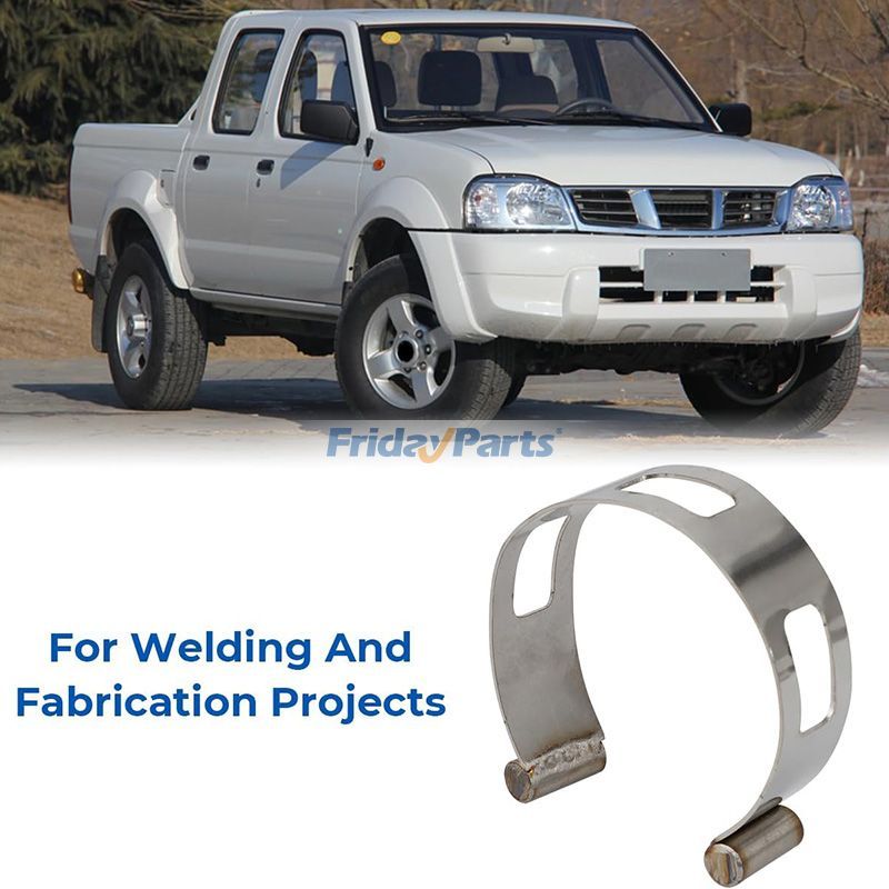 Abrazadera de banda de sujeción de escape de acero inoxidable para fabricación de soldadura de FridayParts