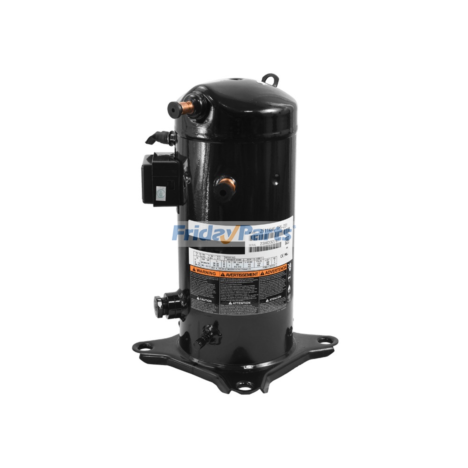 Compresor scroll de refrigeración de baja temperatura de 3,5 HP y 11000 BTU, repuesto para Copeland ZF11K4E-TF5-231
