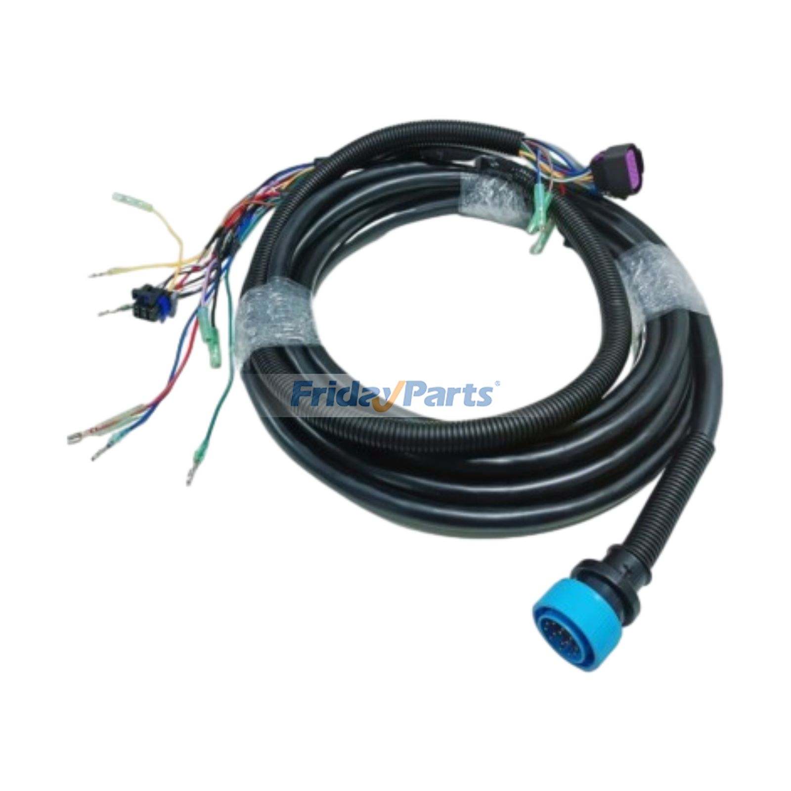 3,6 m langer 14-poliger Steuerkabelbaum 896536T02 für Mercury Mercruiser Außenbordmotor