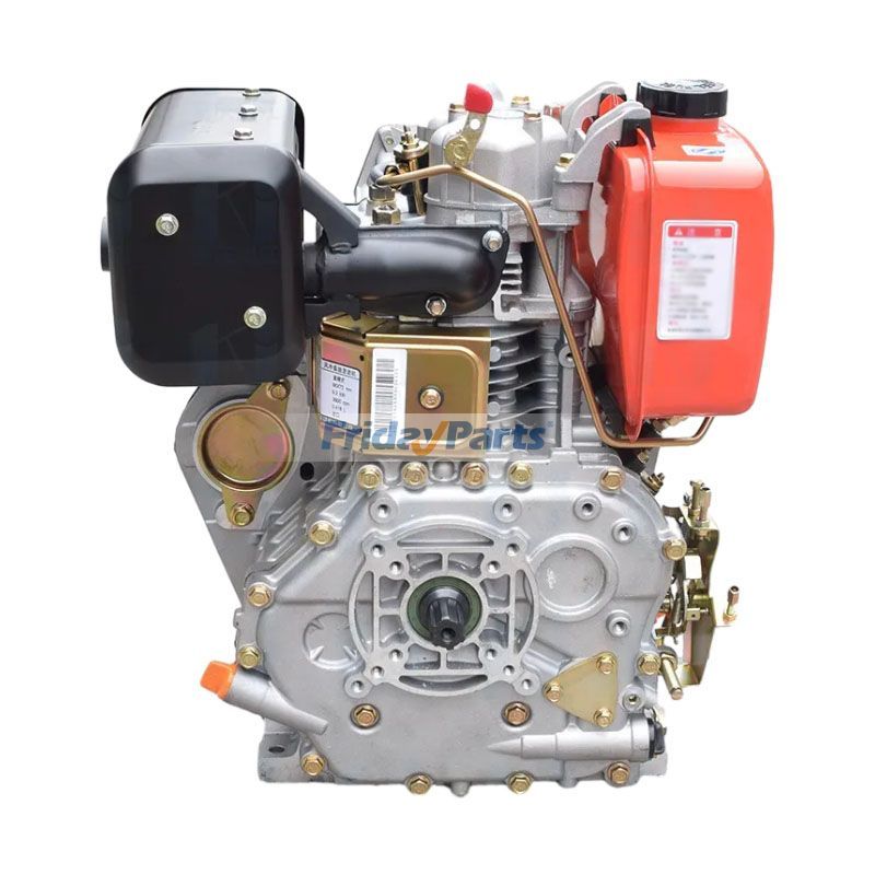 Motor de arranque refrigerado por aire de 3,7 KW KM173F para cultivador, tractor, generador, compactador y pulverizador