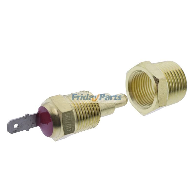 Interruptor de sensor de temperatura de termostato eléctrico de 3/8" y 210-195 grados para ventilador de enfriamiento de 10", 12", 14" y 16" de FridayParts