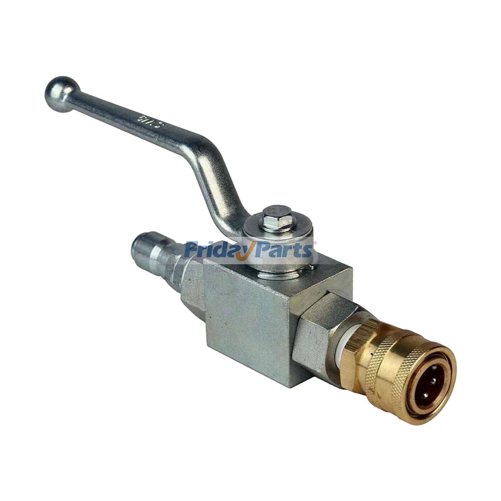 3/8" 7250 PSI Hochdruck-Stahlkugelhahn BKH-38-NPT-1123-QCP für Waschmaschine