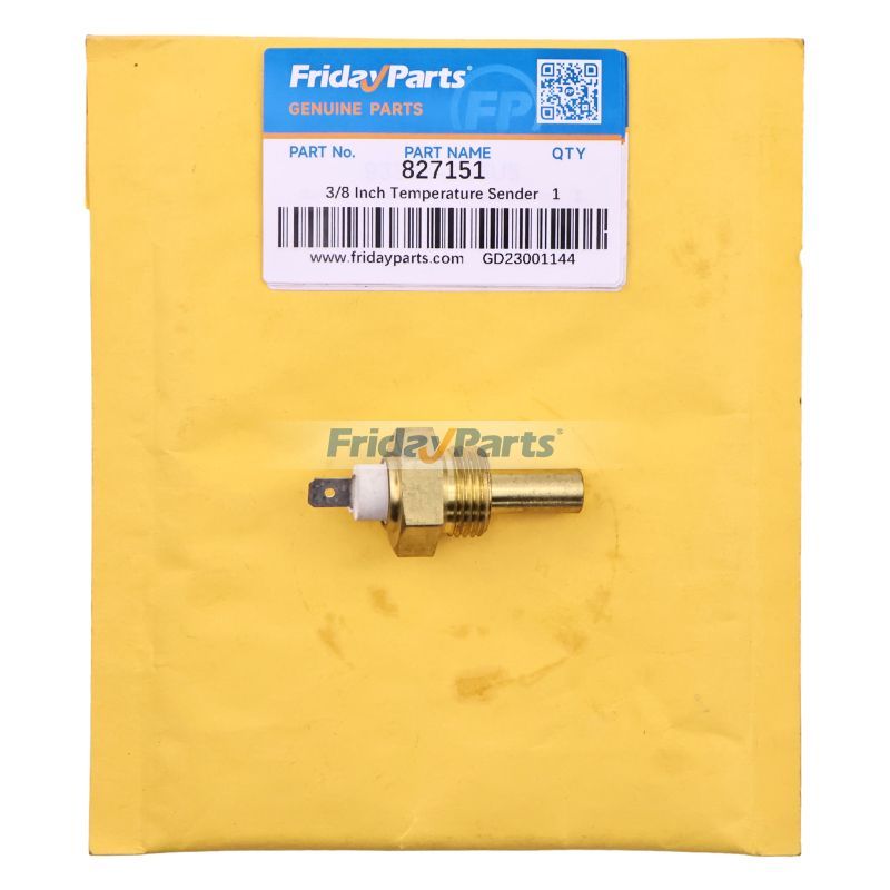 3/8 Zoll Temperatursender 827151 für Volvo Penta Motor D1-20 D1-30 D2-40 MD2010B MD2020B MD2030B MD2040Bfür 