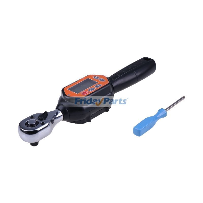 3/8インチ ミニデジタルリバーシブルトルクレンチ AWM-60 N LEDブザーとLCDスクリーン付き 1.33-44.25 フィートポンド(1.8-60 Nm)