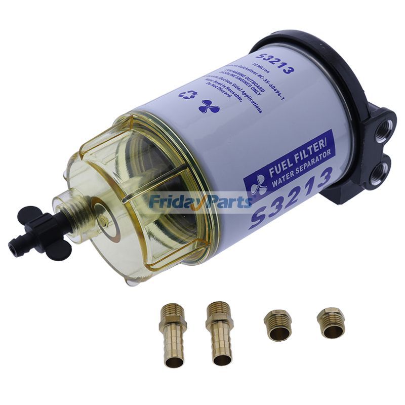 Engine,Marine 3/8" NPT Fuel Filter Water Separator for Outboard Motor