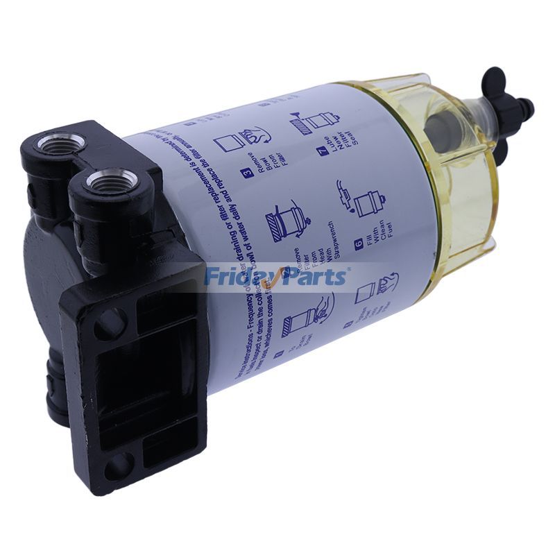 FridayParts 3/8" NPT Fuel Filter Water Separator for Outboard Motor