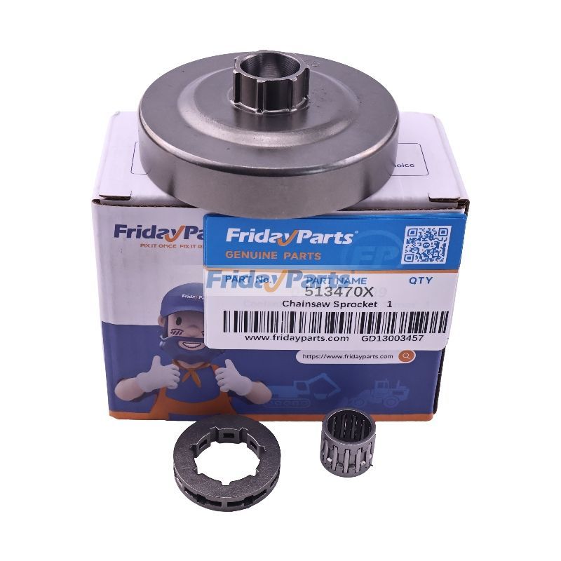 Kettenrad für Kettensäge, 3/8 Zoll Teilung, 7 Zähne, 513470X für Husqvarna 455 Rancher 460 Rancher 455 460 461