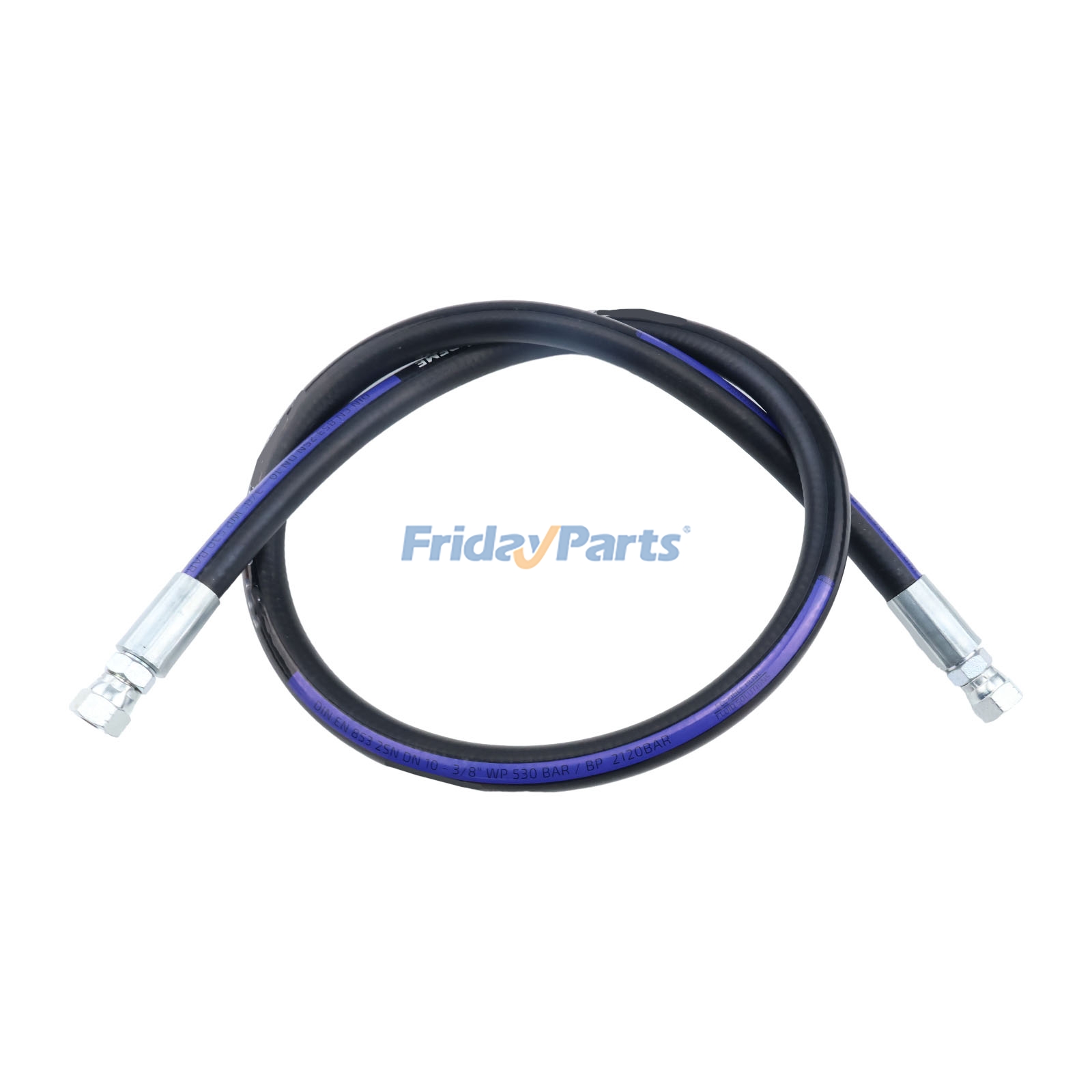 3/8 x 45 Fjicエンド油圧ホース 44350 44316 1304237 フィッシャーウエスタンスノープラウ用