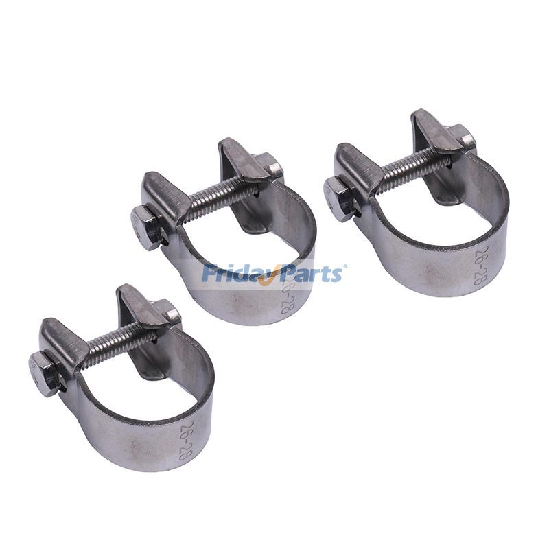 3 Exhaust Clamps 15261102 91383B 1320220A for Eberspacher Espar Webasto Heater 22mm-24mm Pipe