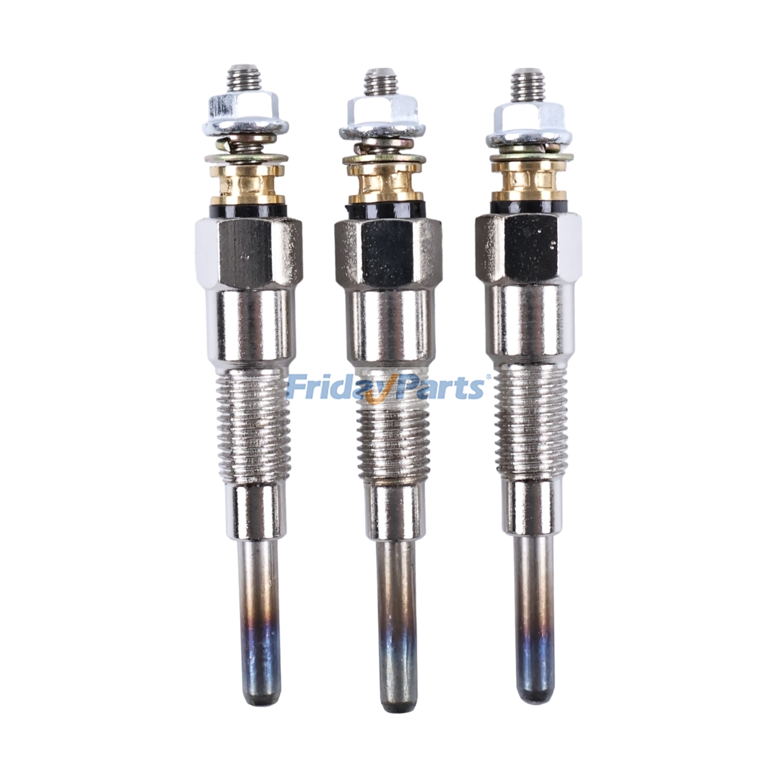 3Pcs Glow Plug for Kubota Genie Lift GS-2668 GS-2669 GS-3268 GS-4069 Z-45/25 Z-60/37 for Aerial Work Platforms,Engine