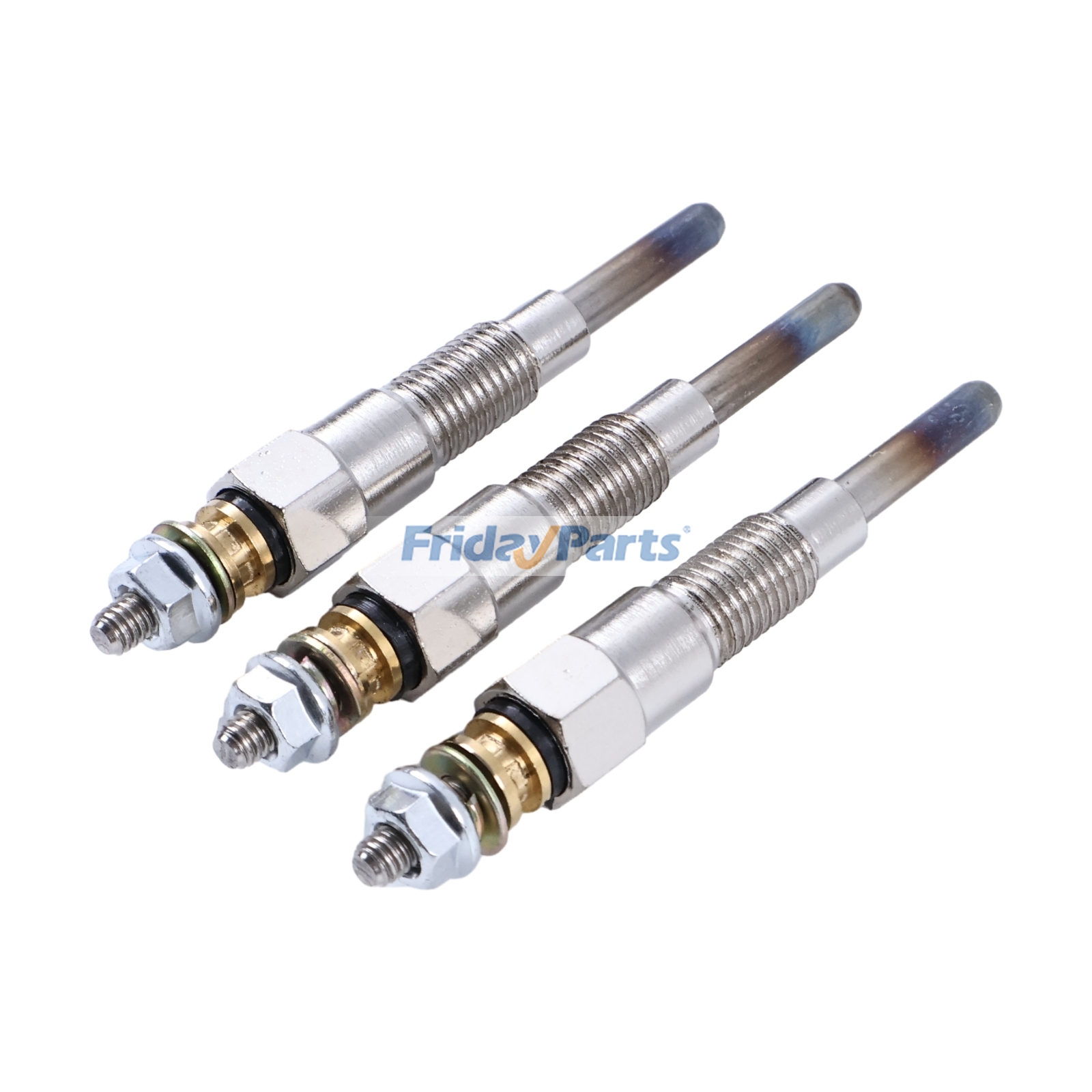 3Pcs Glow Plug for Kubota Genie Lift GS-2668 GS-2669 GS-3268 GS-4069 Z-45/25 Z-60/37 compatible with Aerial Work Platforms,Engine