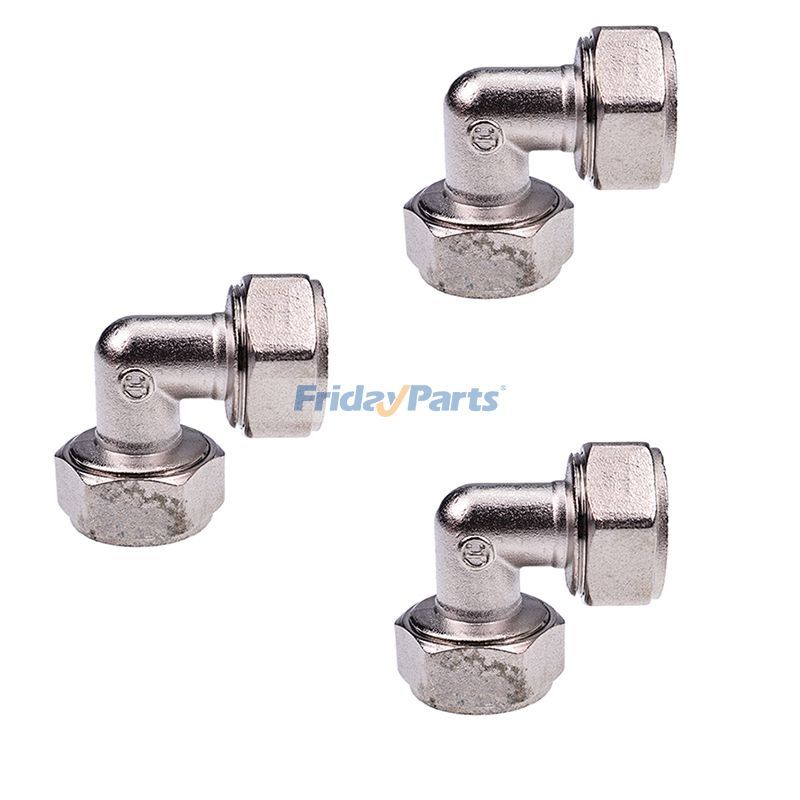 3 Pack Air Piping 3/4" Elbow M8067 for Maxline Compressed Air System