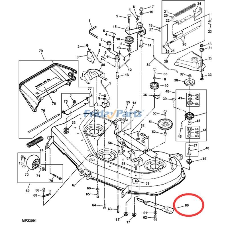 John Deere GT235 Lawn Garden Tractor (Hydro) (Without Mower, 50 OFF