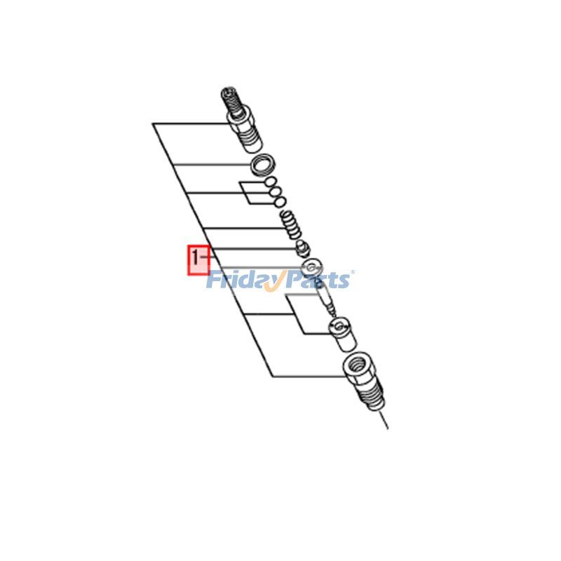  3 Pcs Fuel Injector-VBVA For HITACHI,For Takeuchi,For YANMAR
