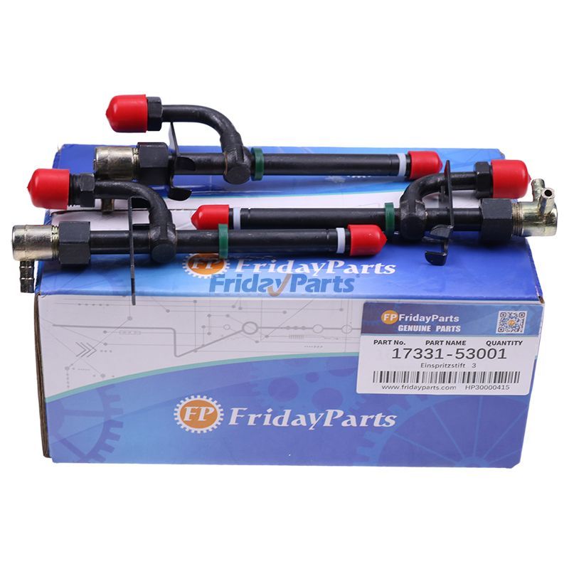 3 Pcs Kraftstoff Injektor Bleistift 17331-53001 24412 für Kubota Motor D1462 D1462-DI D1453 D1453-T