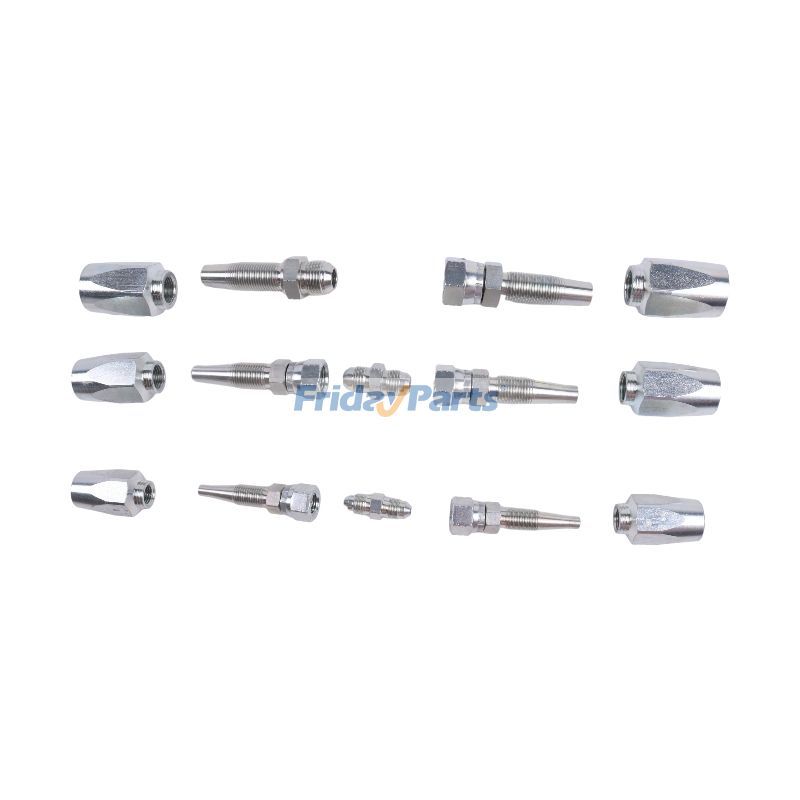 3 PCS Hydraulic Hose Field Repair Kit 1/4" 3/8" 1/2" Inner Diameter for Others