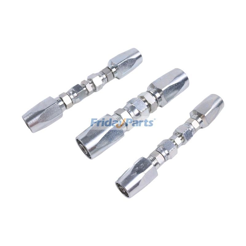  3 PCS Hydraulic Hose Field Repair Kit 1/4" 3/8" 1/2" Inner Diameter For Parker