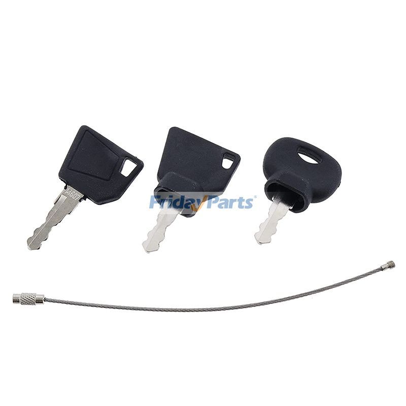  3 Pcs Ignition Key for JCB Bomag Hamm Roller Compaction Dynapac Terex Vibromax Volvo Ford Moxy New Holland and More For VOLVO