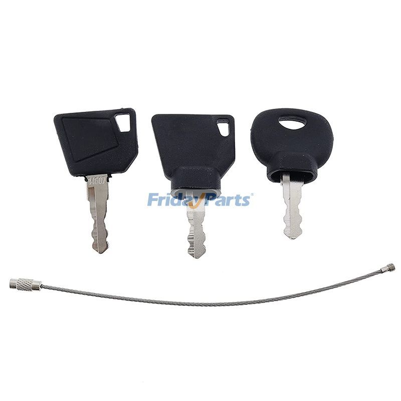 3 Pcs Ignition Key for JCB Bomag Hamm Roller Compaction Dynapac Terex Vibromax Volvo Ford Moxy New Holland and More in Stock in China