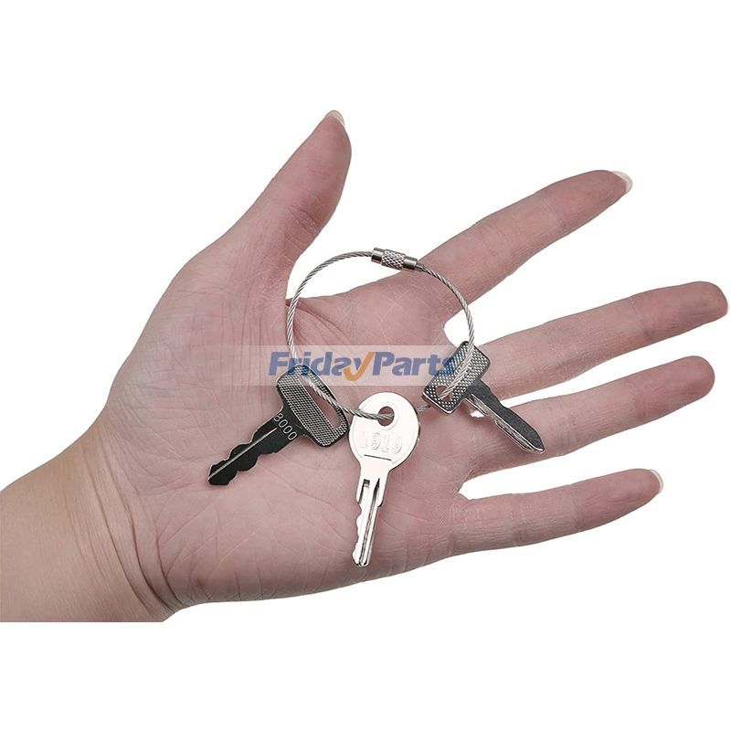 Lot de 3 clés de contact 1012505 17063G1 ELI80-0194 pour voiturettes de golf à essence EZGO 1982-Up et Club Car DS 1982-Up et Club Car Precedent 2004-Up