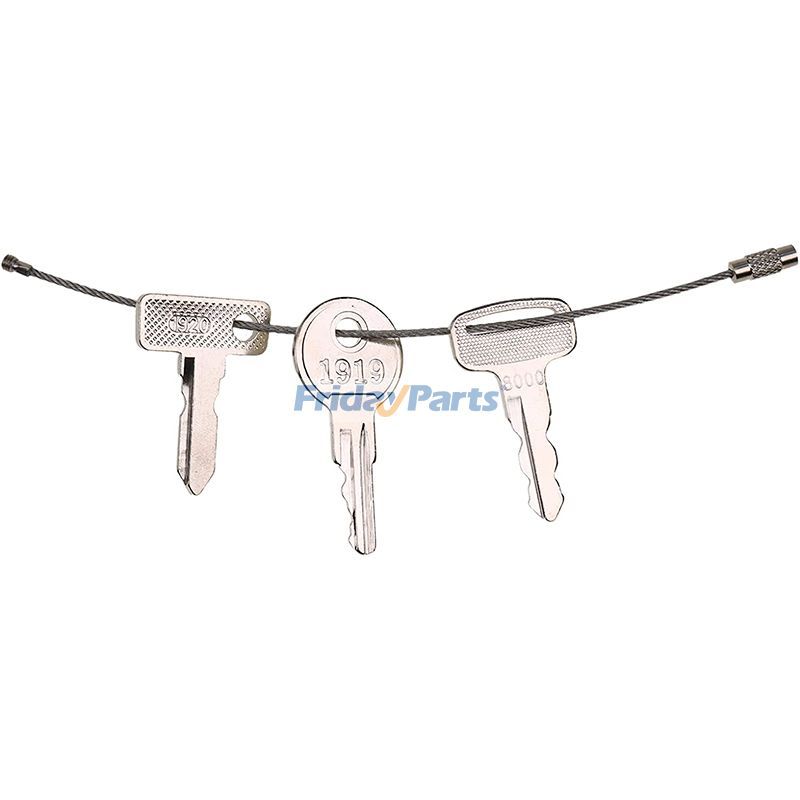 Club Car用,E-Z-GO用用イグニッションキー 3個 1012505 17063G1 ELI80-0194 EZGO 1982年以降ガスおよびクラブカー DS 1982年以降および2004年以降クラブカー プレセデントガス電動ゴルフカート用