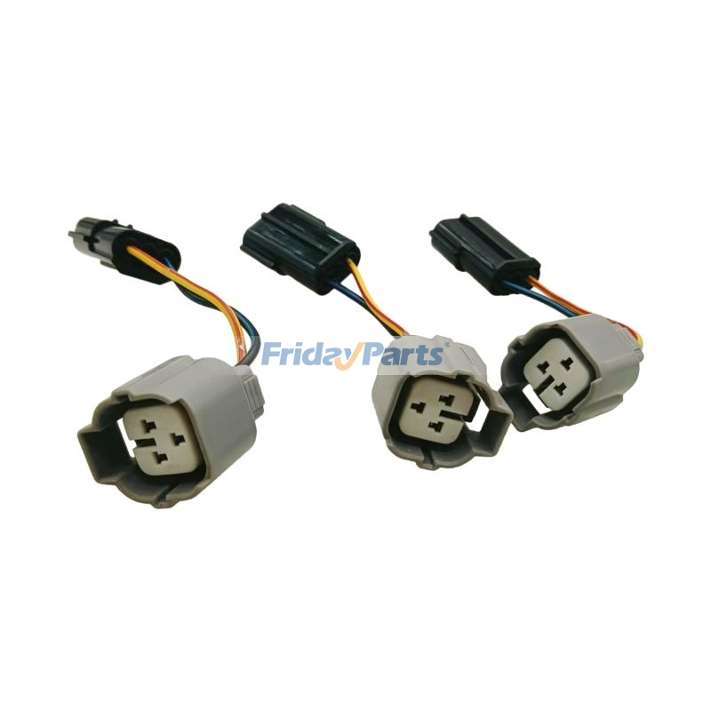 Excavator 3 Pcs Pressure Sensor Plug