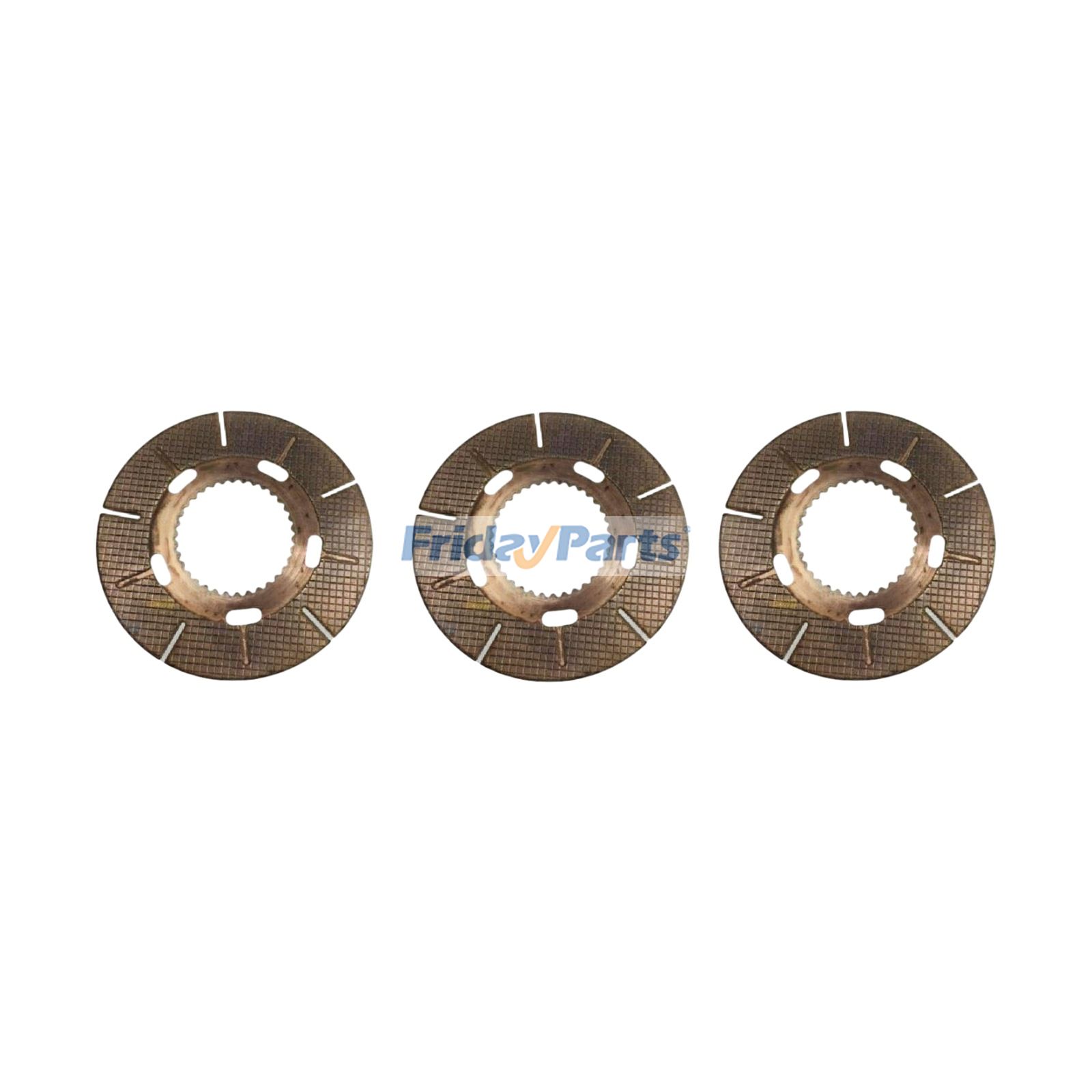 3 Pieces 165.2 mm × 66.2mm × 4.3mm Brake Disc 0011443741 for Claas Ares 836 Axion Atles Massey Ferguson 6495 7622 8220 Tractor